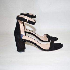 Stuart Weitzman Black Suede Sandals
